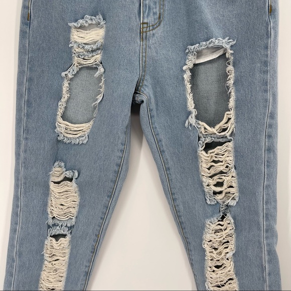 Polly by Princess Polly Destroyed Mom Jeans - Picture 4 of 9